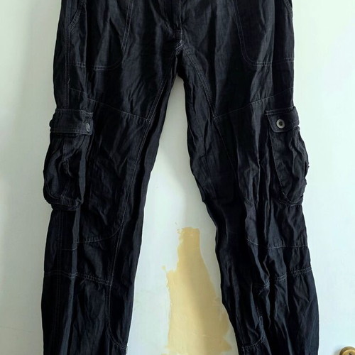 Attrattivo vintage cargo pants, size Large, black