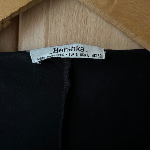 Bershka black cotton one-piece jumpsuit like new size L