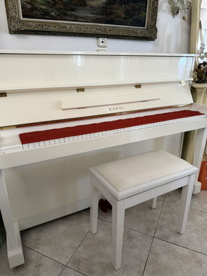 Kawai CX-5H όρθιο πιάνο, λευκό γυαλιστερό, κατασκευή Ιαπωνίας