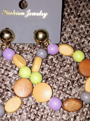 Wooden earrings new
