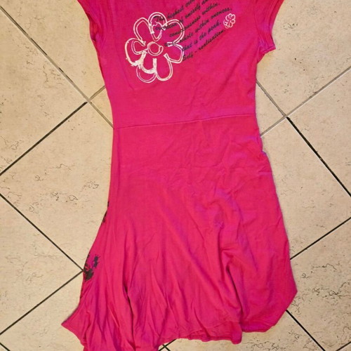 Simple pink dress like new, sizes S and M