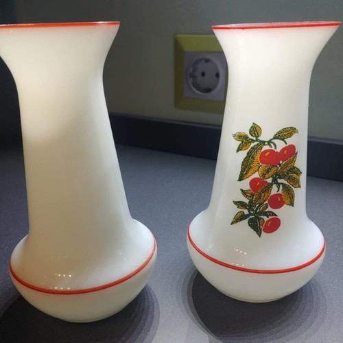 Small vases like new, set of 2, height 15 cm