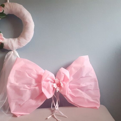 Wedding and Baptism Decoration Set new, handmade with tulle roll