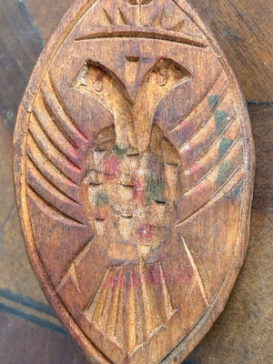 Παλιά σφραγίδα για πρόσφορο με Δικέφαλο Αετό μεταχειρισμένη