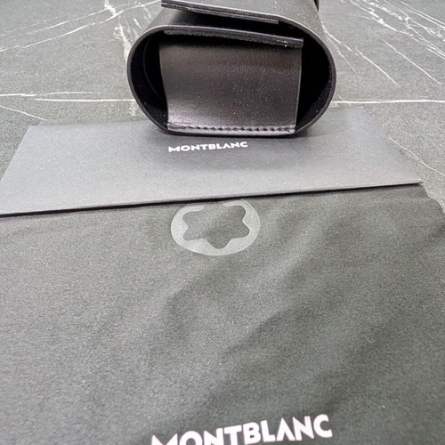 MontBlanc sunglasses case new black with card and cleaning cloth