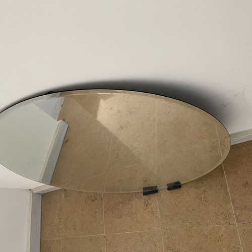 IKEA Kolja circular mirror used, minimal design