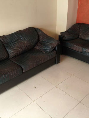 Vintage σαλόνι 3θεσιο, 2θεσιο και πολυθρόνα μεταχειρισμένο με μηχανισμό κρεβατιού