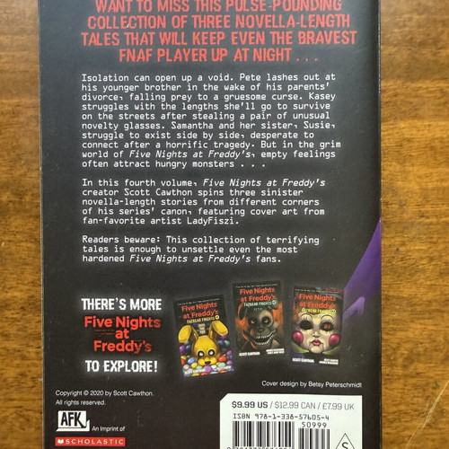 Five Nights at Freddy’s Fazbear Frights Step Closer Volume 4 new book in English