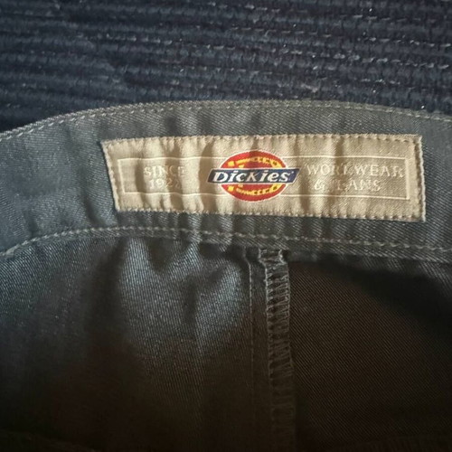 Dickies Vintage Double Knee Work Pants grey charcoal loose fit used
