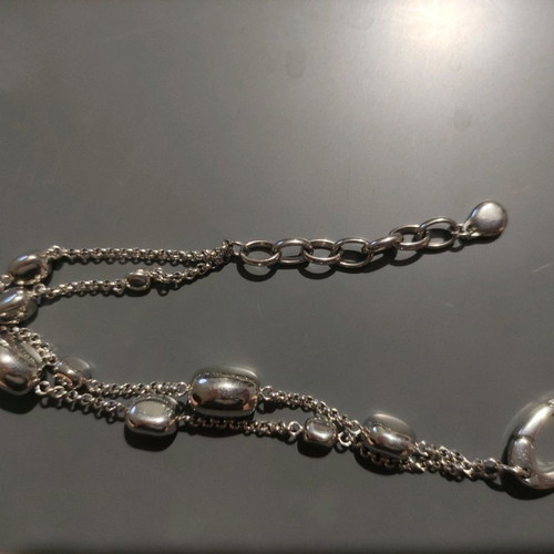 Fossil bracelet with double chain used
