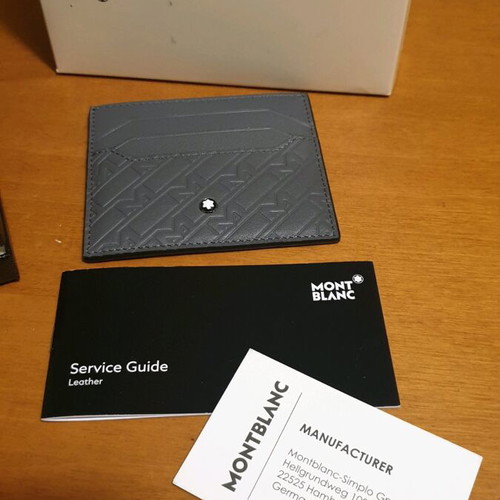 Card Holder Mont Blanc M-Gram 4810 new, gray-green
