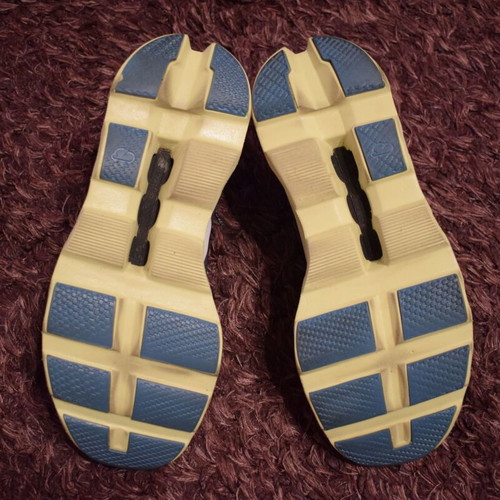 On Cloudmonster sports shoes used, size 44, blue