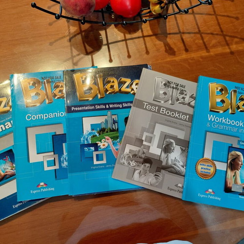 Blaze 3 English language learning books set like new