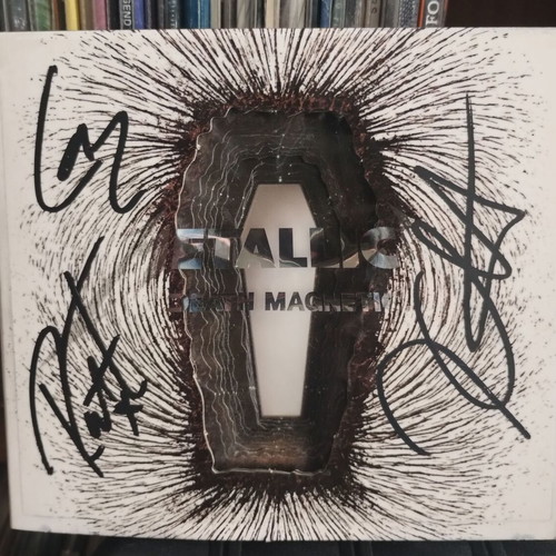 Metallica Death Magnetic CD used signed with Beyond Magnetic CD