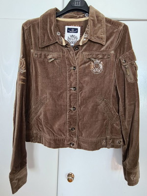 L'Argentina velvet jacket new, khaki color, size M