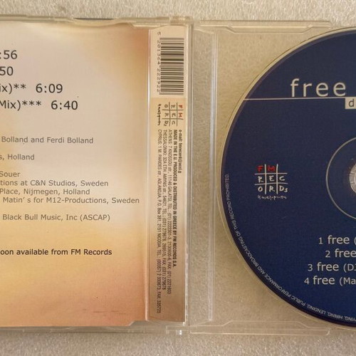 Dana International Free 4-trk CD single used, pop