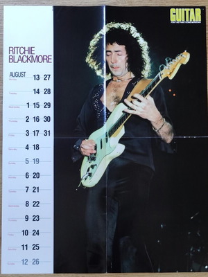 Richie Blackmore επίσημο σπάνιο πόστερ merch