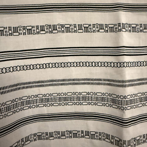 Esmara striped oversized blouse white black, like new, size 44