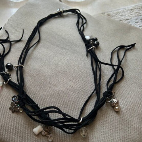 Choker necklace and long necklace like new, sold together