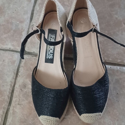 Black platform shoes size 38 like new