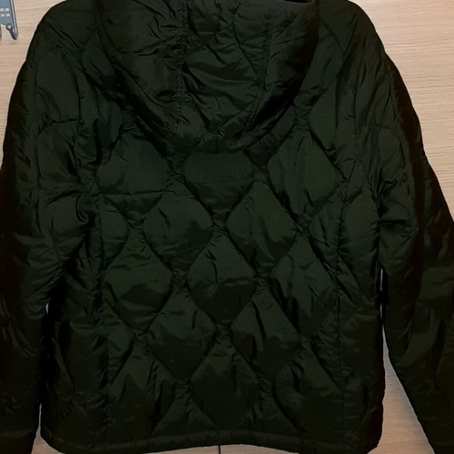 H&M waterproof hooded jacket medium, dark olive green