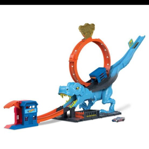 Hot Wheels T-Rex track like new