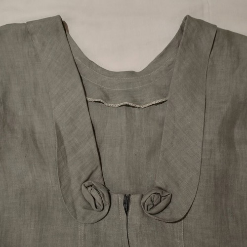 Khaki summer dress like new, size S