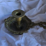 Brass candlestick used