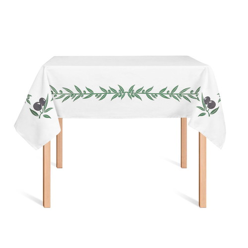 Paper restaurant tablecloth new, olive design, 1×1.30 m, pack of 150