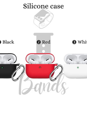 Silicone case for AirPods new, compatible with 1, 2, 3, 4, Pro, Pro 2, Pro 3
