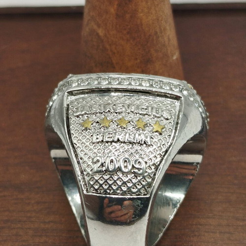 Panathinaikos basketball collectible ring collection, green