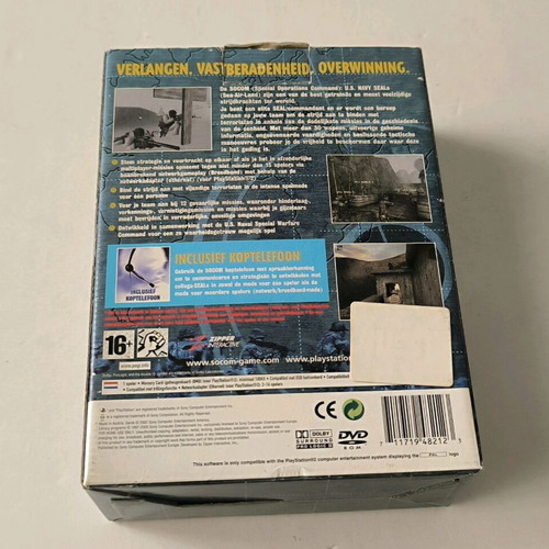 Playstation 2 Socom US Navy Seals Collector's Edition μεταχειρισμένο, ολλανδική έκδοση