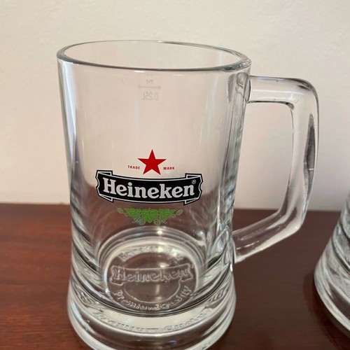 Heineken beer glasses used