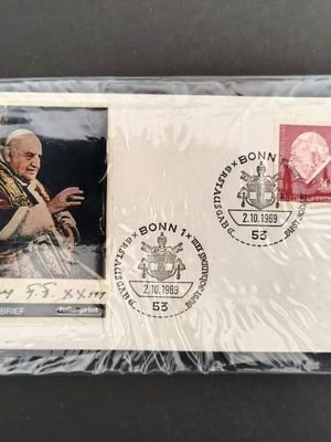 Φάκελος Πρώτης Ημέρας ΦΠΗΚ Γερμανία 1969 Pope Johannes XXIII σαν καινούργιο