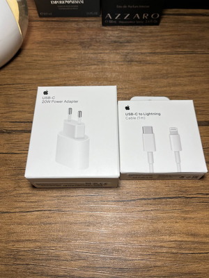Apple 20W USB-C charger with Lightning cable (x2)