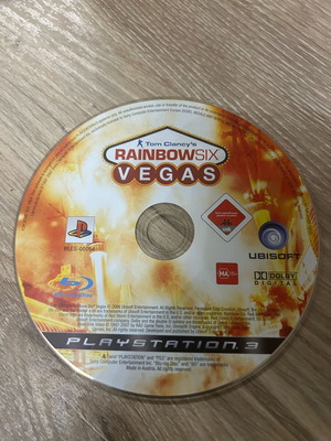 Tom Clancy Rainbow Six Vegas disc used for PS3
