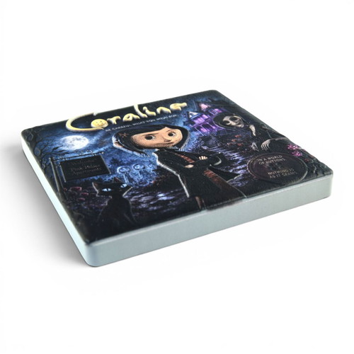 Coraline Ceramic Fridge Magnet 57×57 mm new