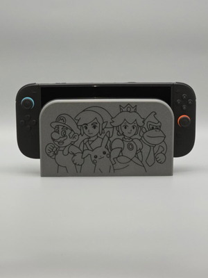 Nintendo Switch 2 3D Printed Dock Cover with Super Mario Design