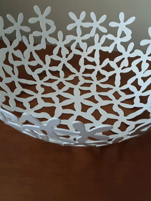Fruit bowl used, metal