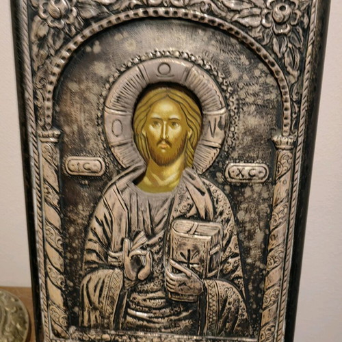 Silver image 950 like new, Byzantine museum replica