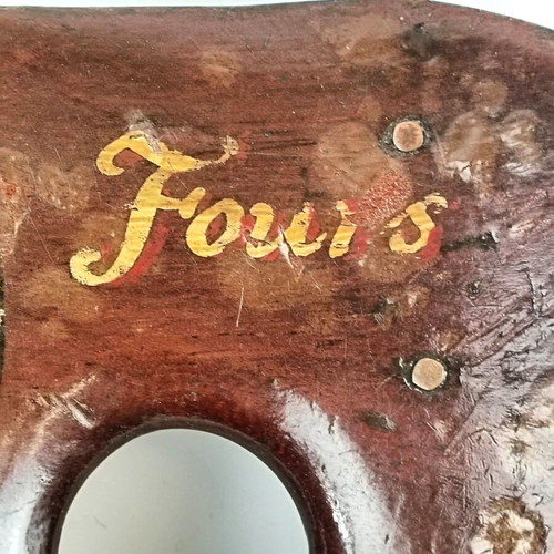 Antique rowing seat used, Emmanuel College Cambridge, late 19th century