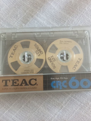 Teac CRC 60 κασέτα ήχου μεταχειρισμένη, χρυσά reels, δεκαετία 1980 Ιαπωνία