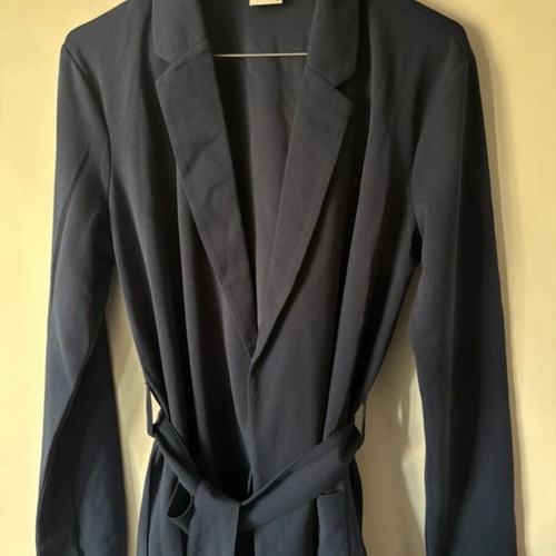 Blazer jacket with belt Jacqueline De Yong like new, blue