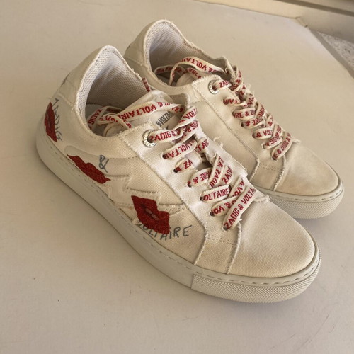 Zadig & Voltaire La Flash Lips sneakers size 37