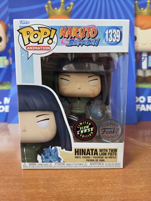 Funko Pop Animation Naruto Hinata με διπλές γροθιές λιονταριού Chase έκδοση καινούργιο φιγούρα