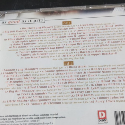 Country Blues CD like new