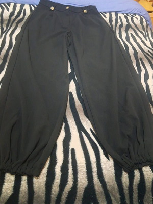 Fabric pants black, size L, like new