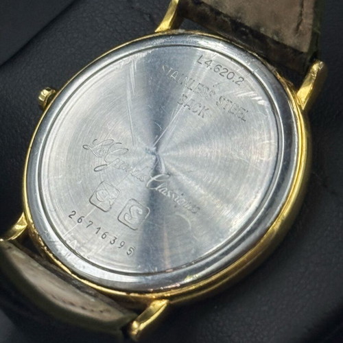 Longines Le Grande Clasique watch used, gold color, battery powered