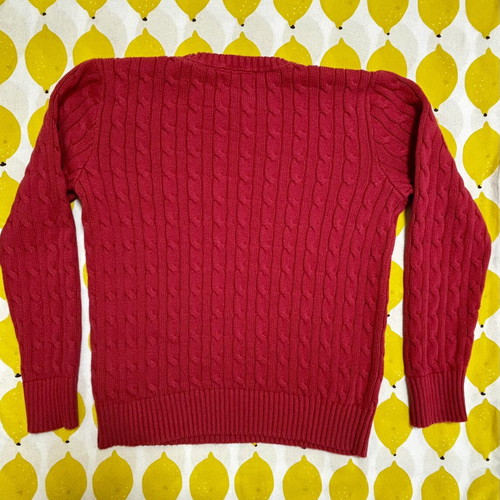 Polo Ralph Lauren cotton sweater new, Nantucket Red, XS-S