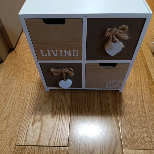 Wooden decorative small drawer unit like new